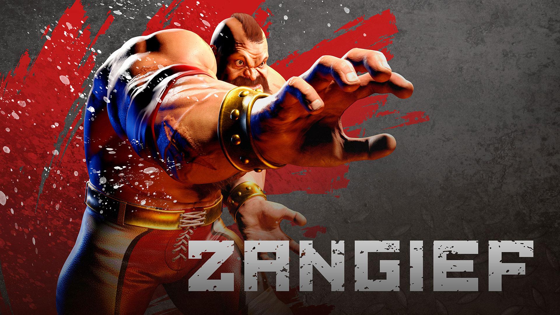 پوستر کاراکتر زانگیف در بازی Street Fighter 6
