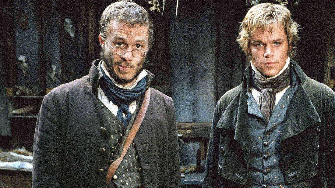 مت دیمون و هیث لجر در فیلم The Brothers Grimm