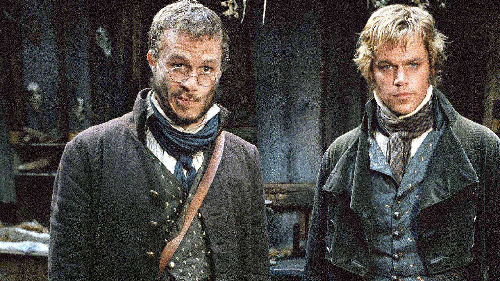 مت دیمون و هیث لجر در فیلم The Brothers Grimm