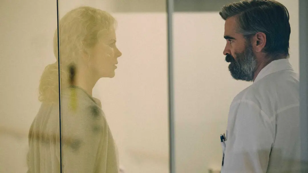 کالین فارل به همراه نیکول کیدمن در فیلم The Killing of a Sacred Deer