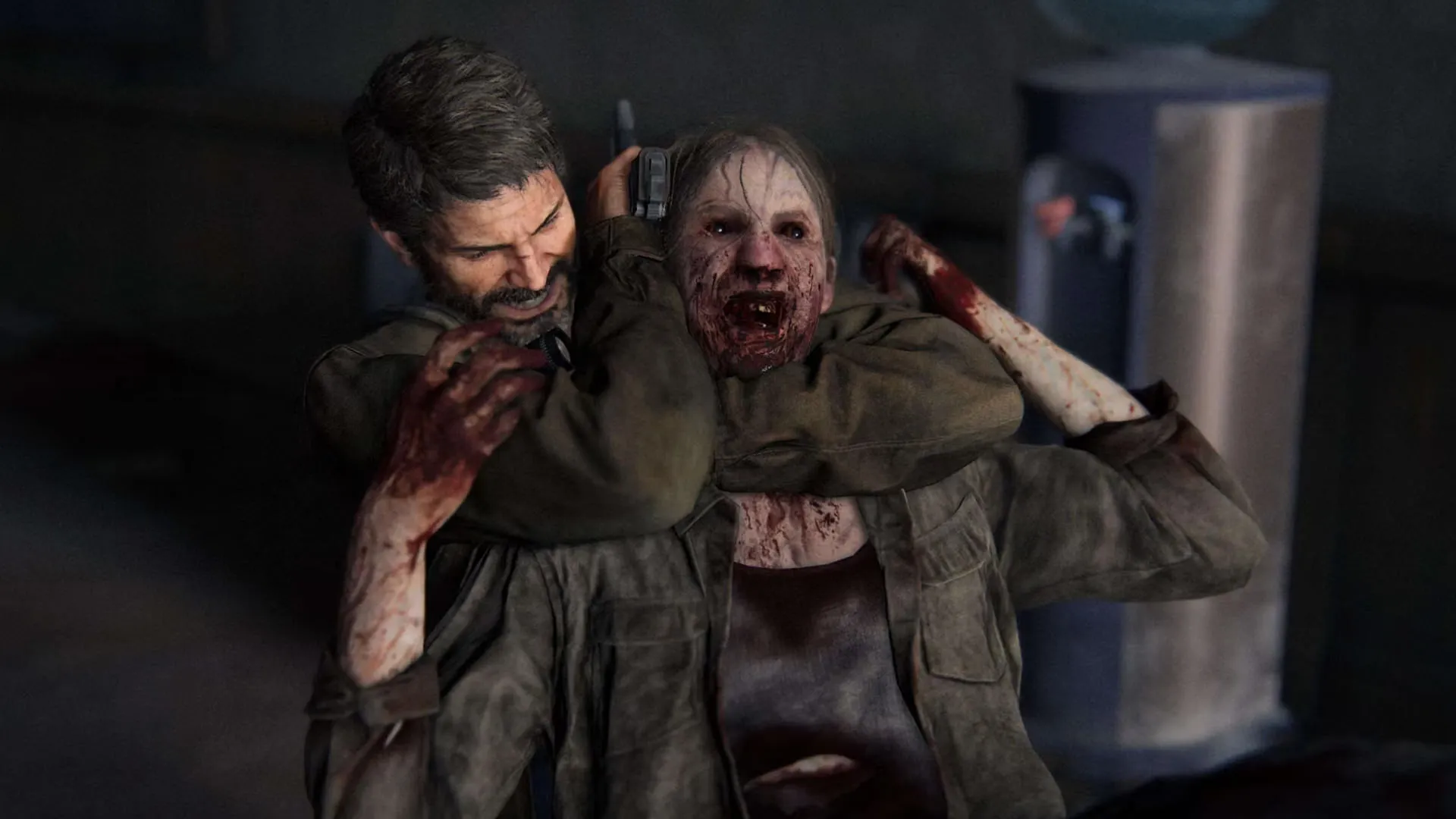 جوئل یک رانر را می‌کشد بازی the last of us