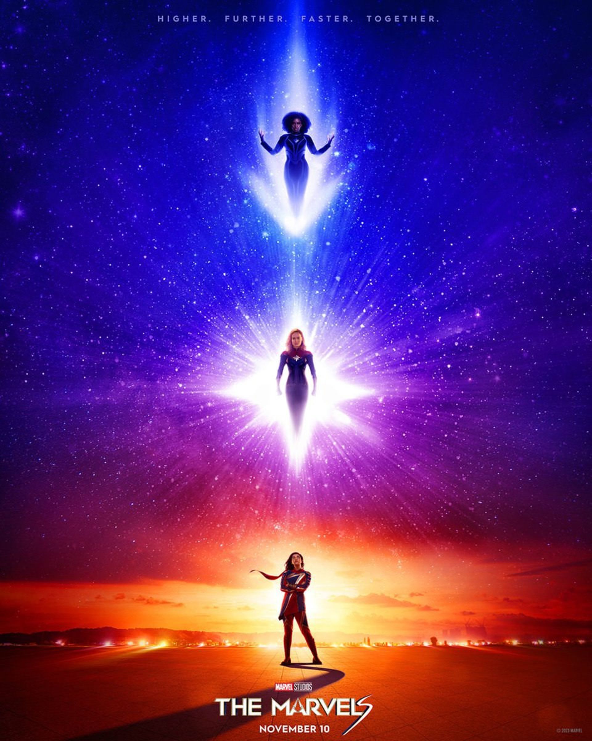 اولین پوستر فیلم The Marvels