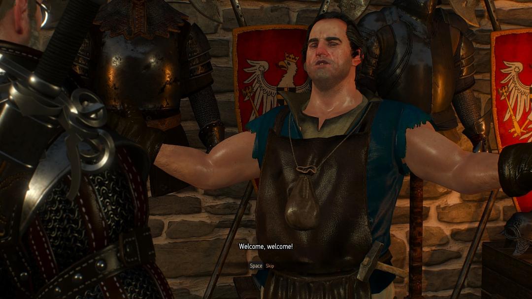 دیالوگ یکی از تاجران بازی The Witcher 3
