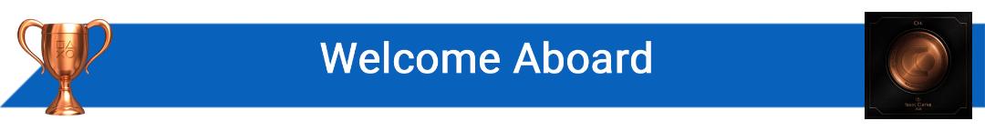تروفی Welcome Aboard
