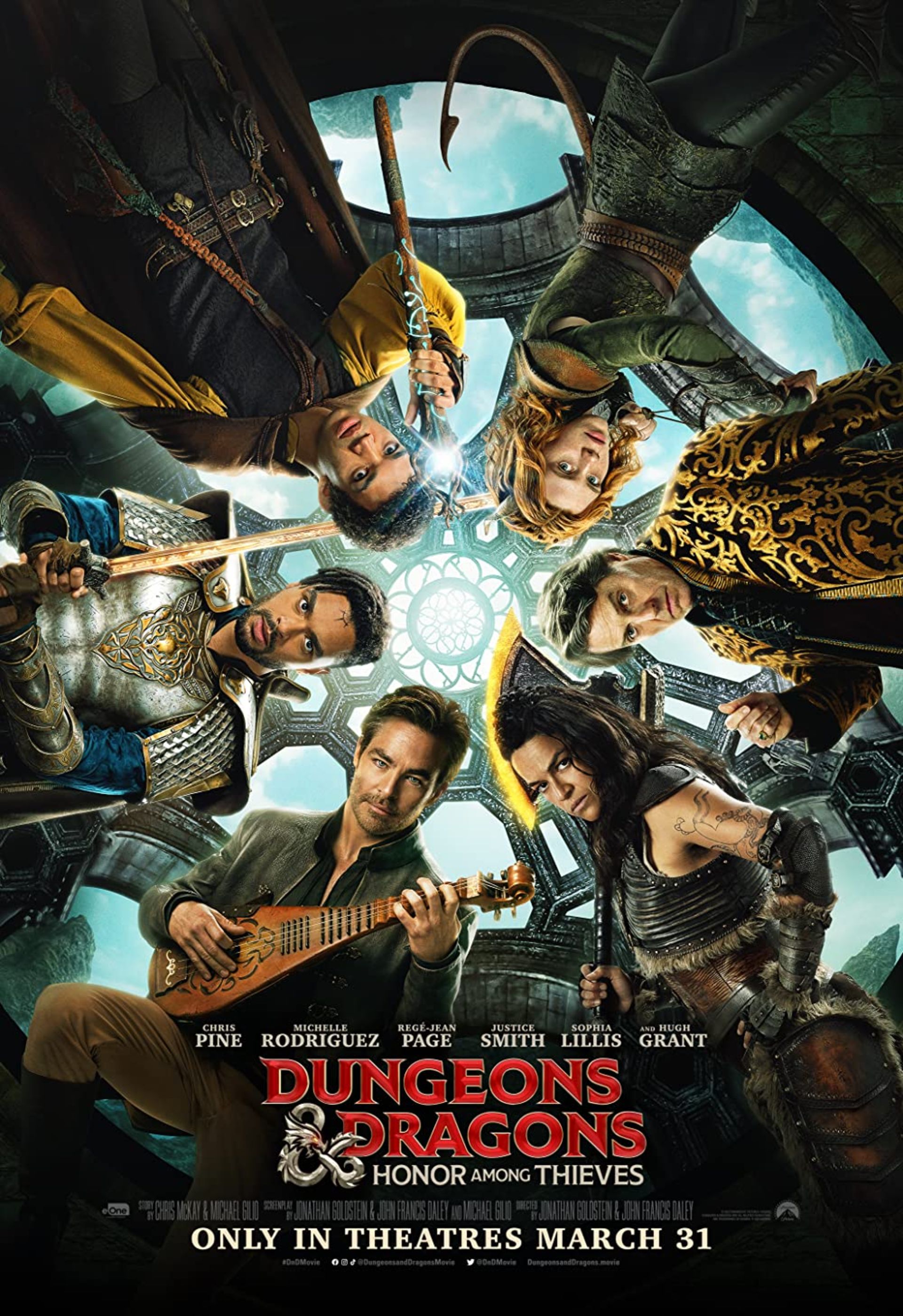 پوستر فیلم لایو-اکشن فانتزی Dungeons and Dragons