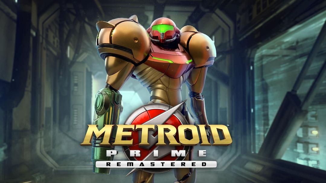 ساموس در پوستر بازی Metroid Prime Remastered