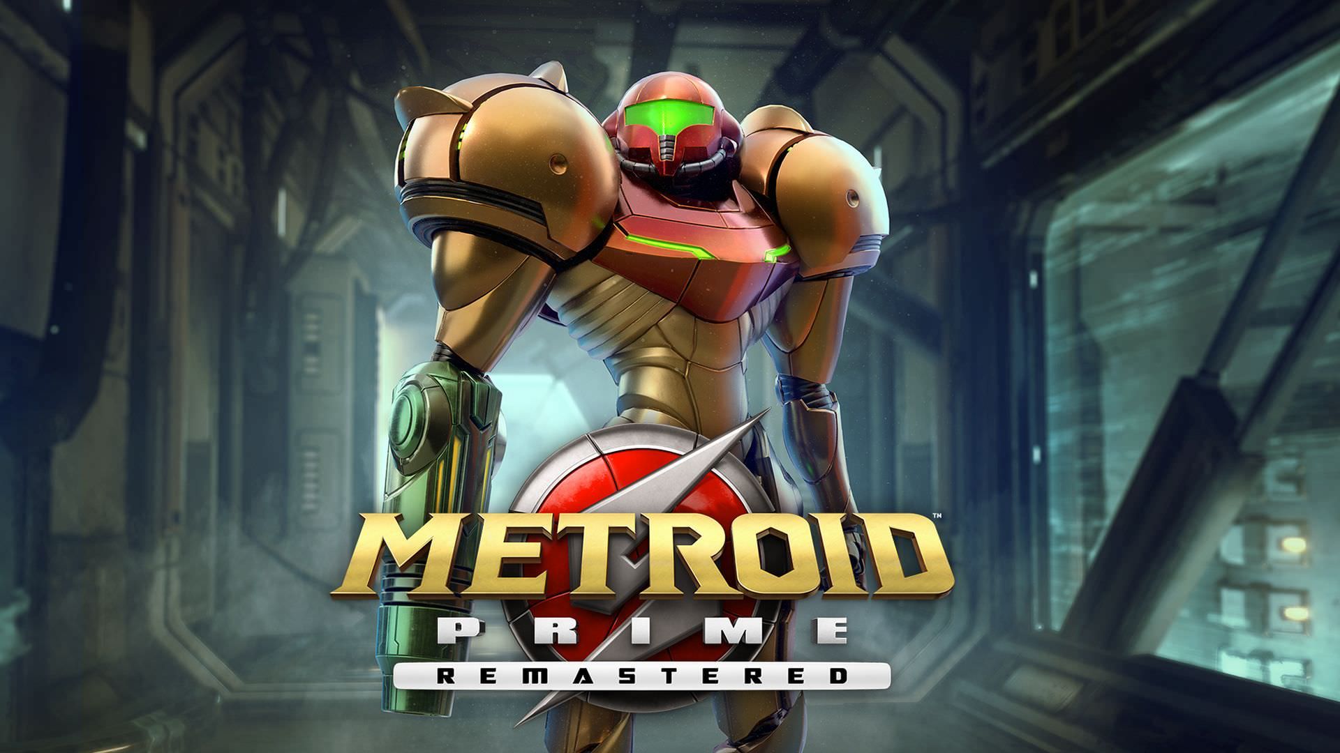 ساموس در پوستر بازی Metroid Prime Remastered