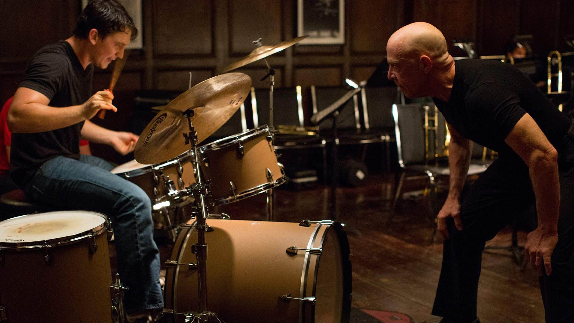 مایلز تلر و جی کی سیمونز در فیلم سینمایی whiplash