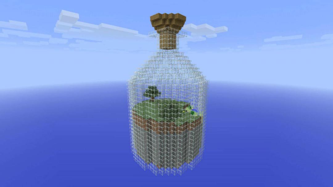 نقشه World in a Jar بازی ماینکرفت