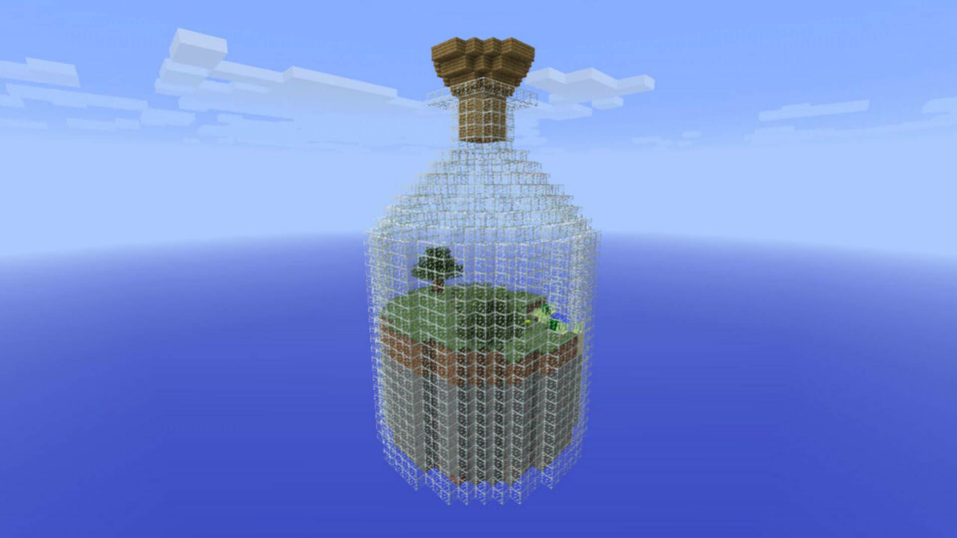 نقشه World in a Jar بازی ماینکرفت