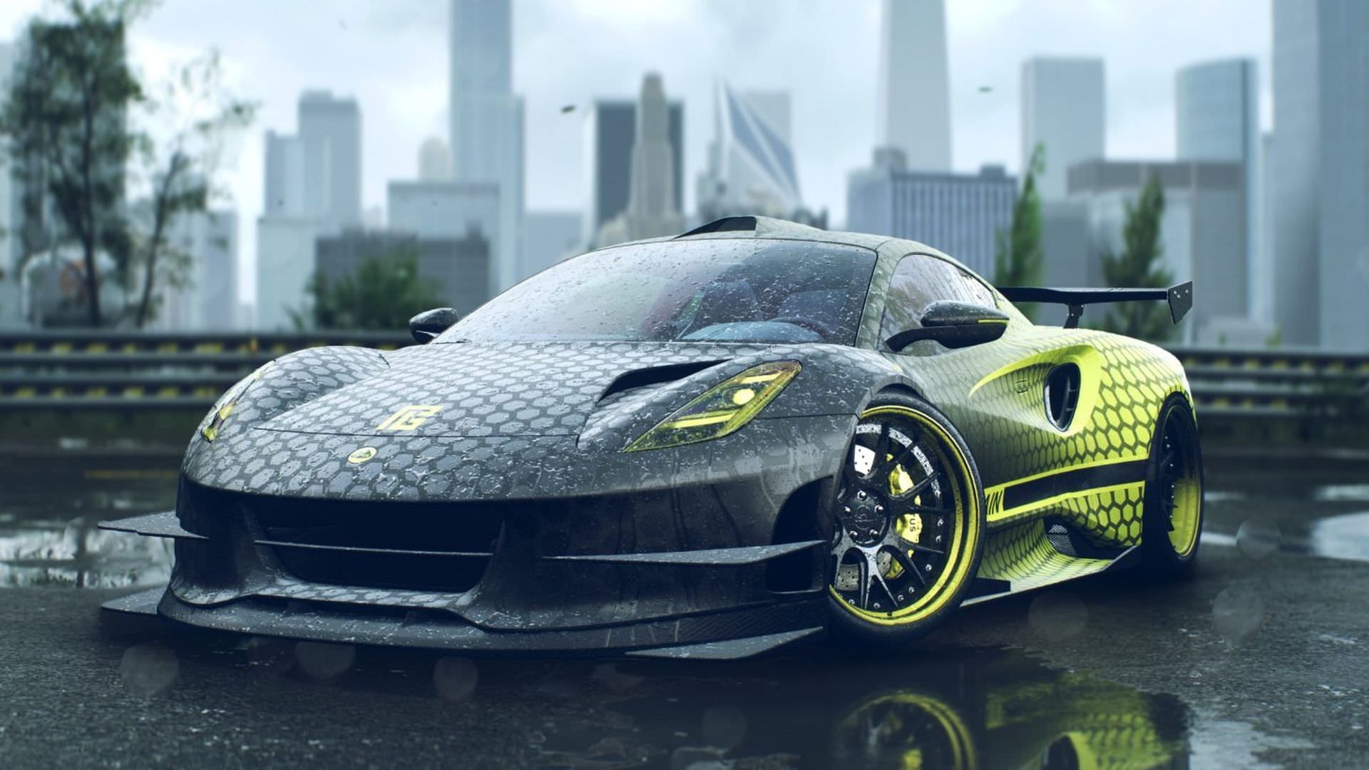 ماشین سفارشی Lotus Emira Balmain Edition 2021 در بازی Need for Speed Unbound 