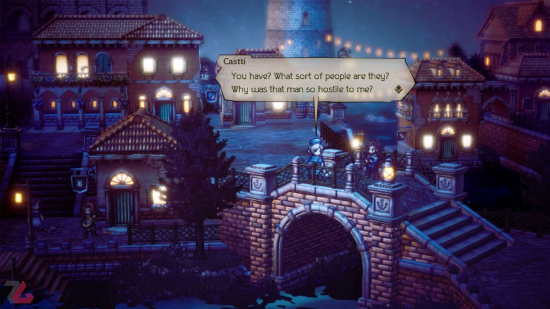 کاراکتر کستی در بازی Octopath Traveler 2