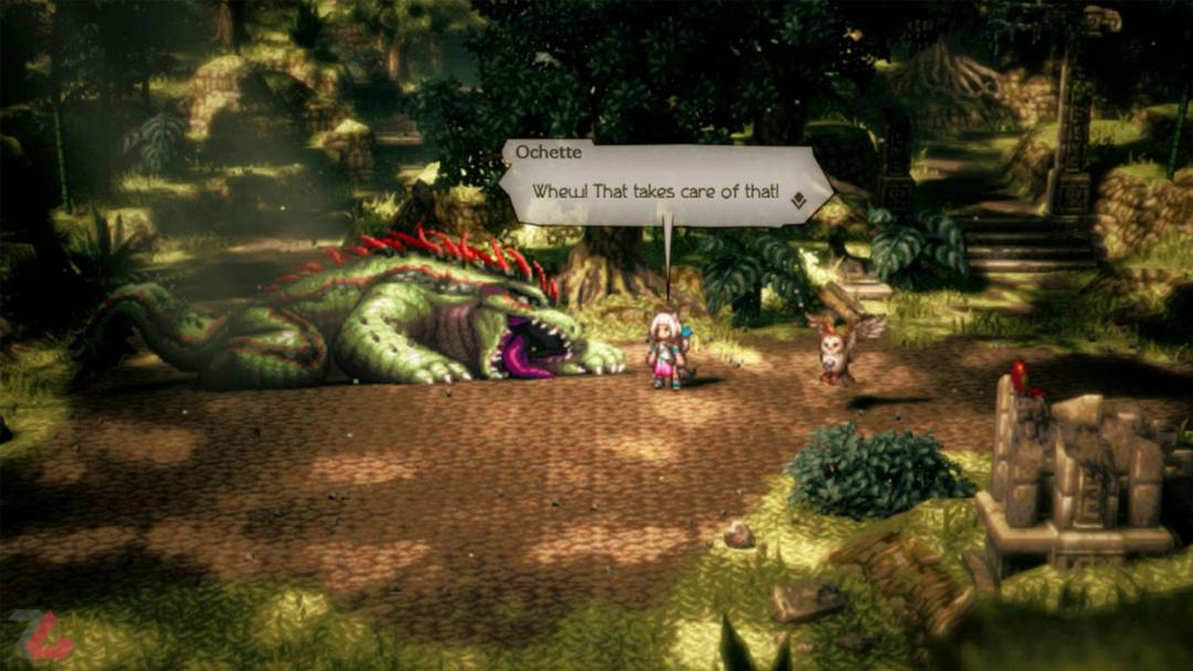 تعامل کاراکترها با یکدیگر در Octopath Traveler 2