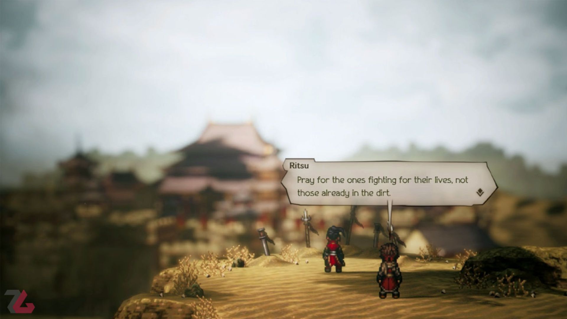 کاراکتر هیکاری در بازی Octopath Traveler 2