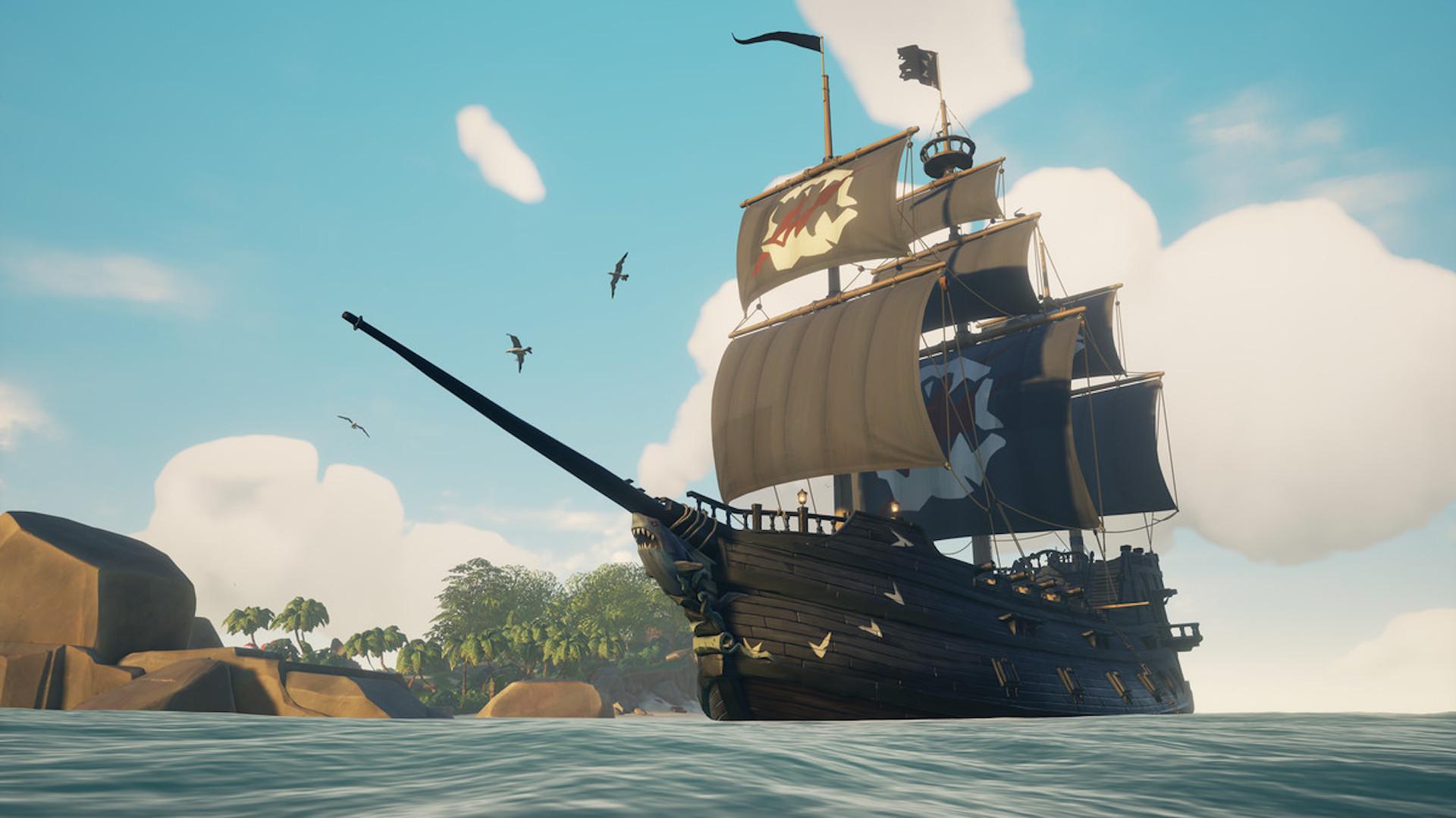 کشتیرانی در دریای آزاد بازی Sea of Thieves 