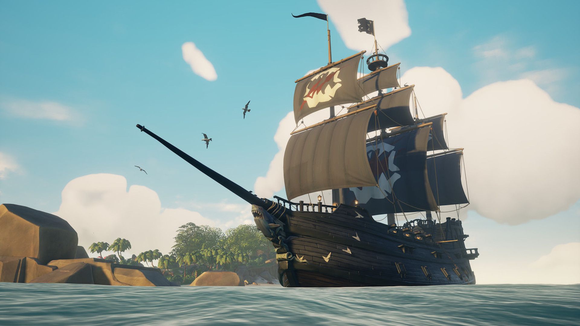 کشتیرانی در دریای آزاد بازی Sea of Thieves 