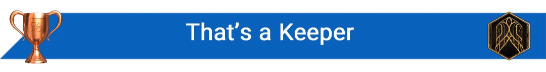 تروفی That’s a Keeper