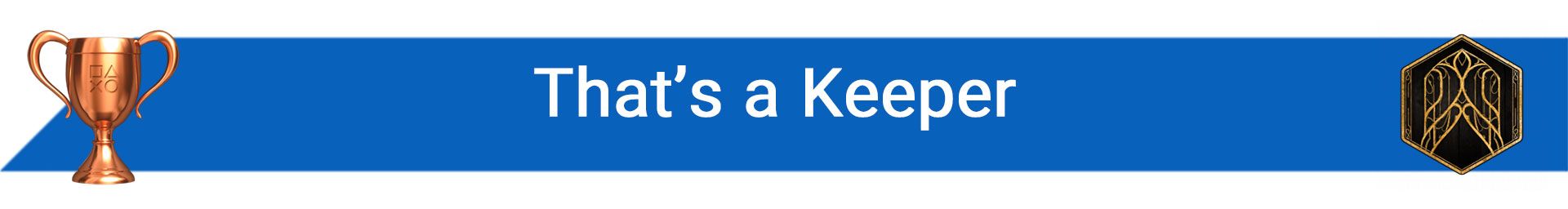 تروفی That’s a Keeper