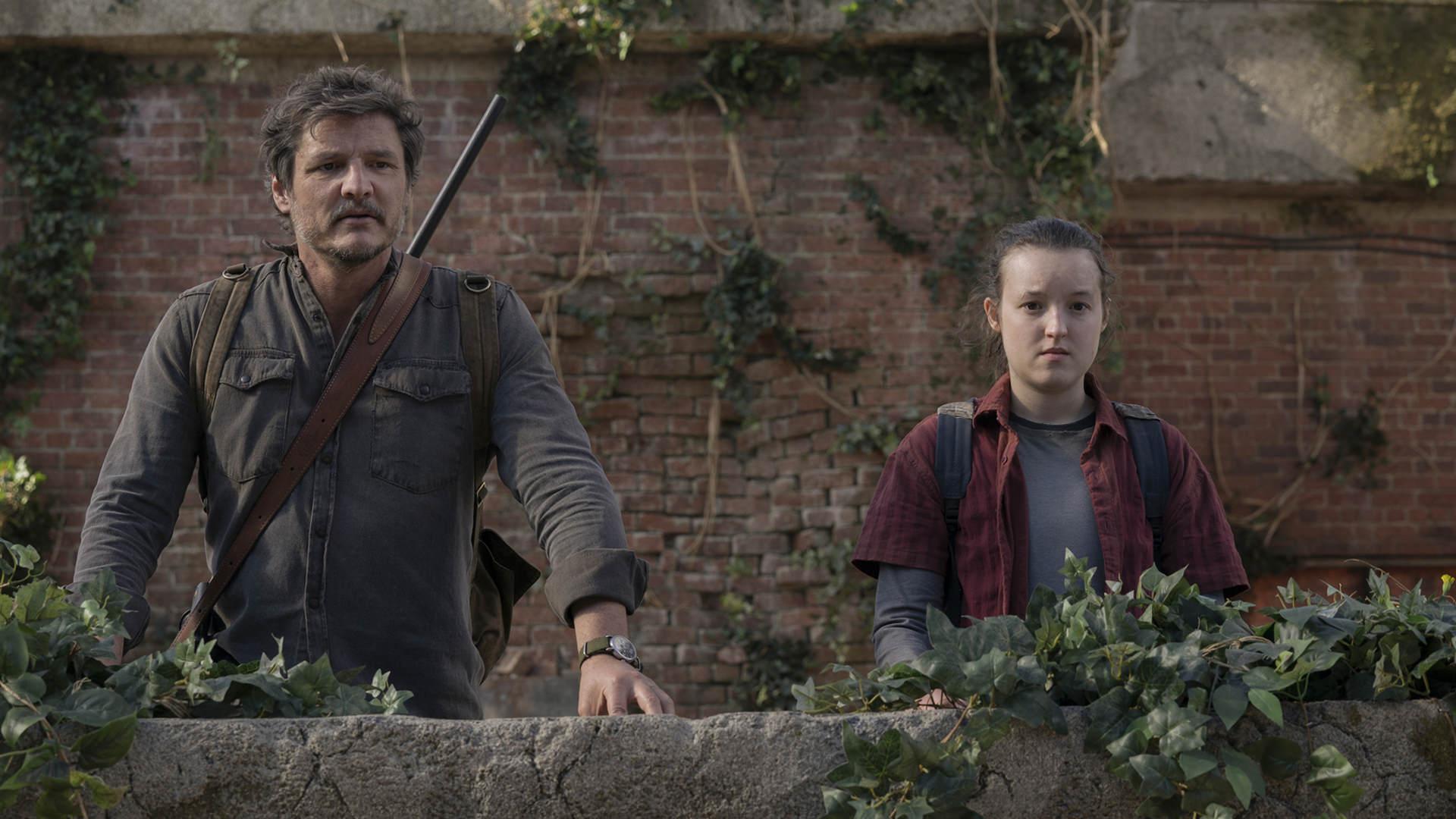 جول و الی زرافه‌ها را تماشا می‌کنند سریال the last of us