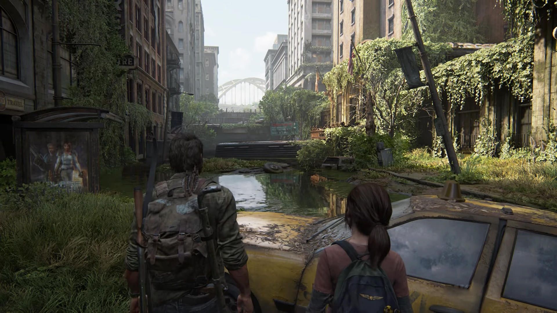 جول و الی در پیتسبرگ بازی the last of us