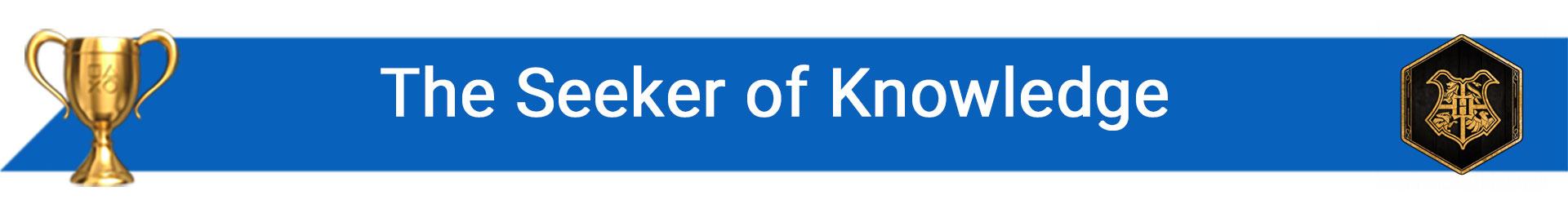 تروفی The Seeker of Knowledge