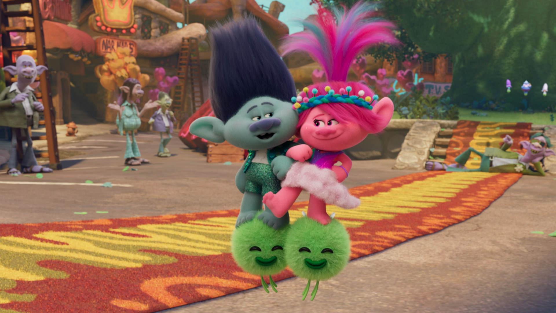 صحنه موزیکال انیمیشن Trolls Band Together