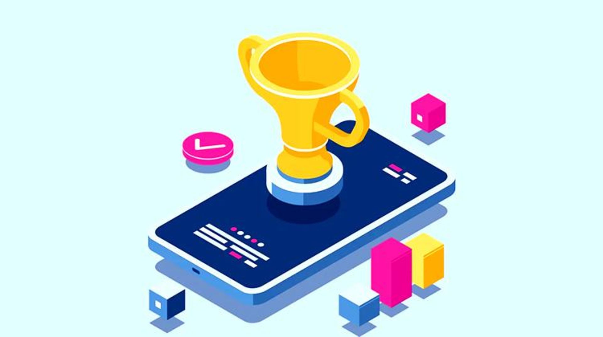 تروفی روی موبایل 