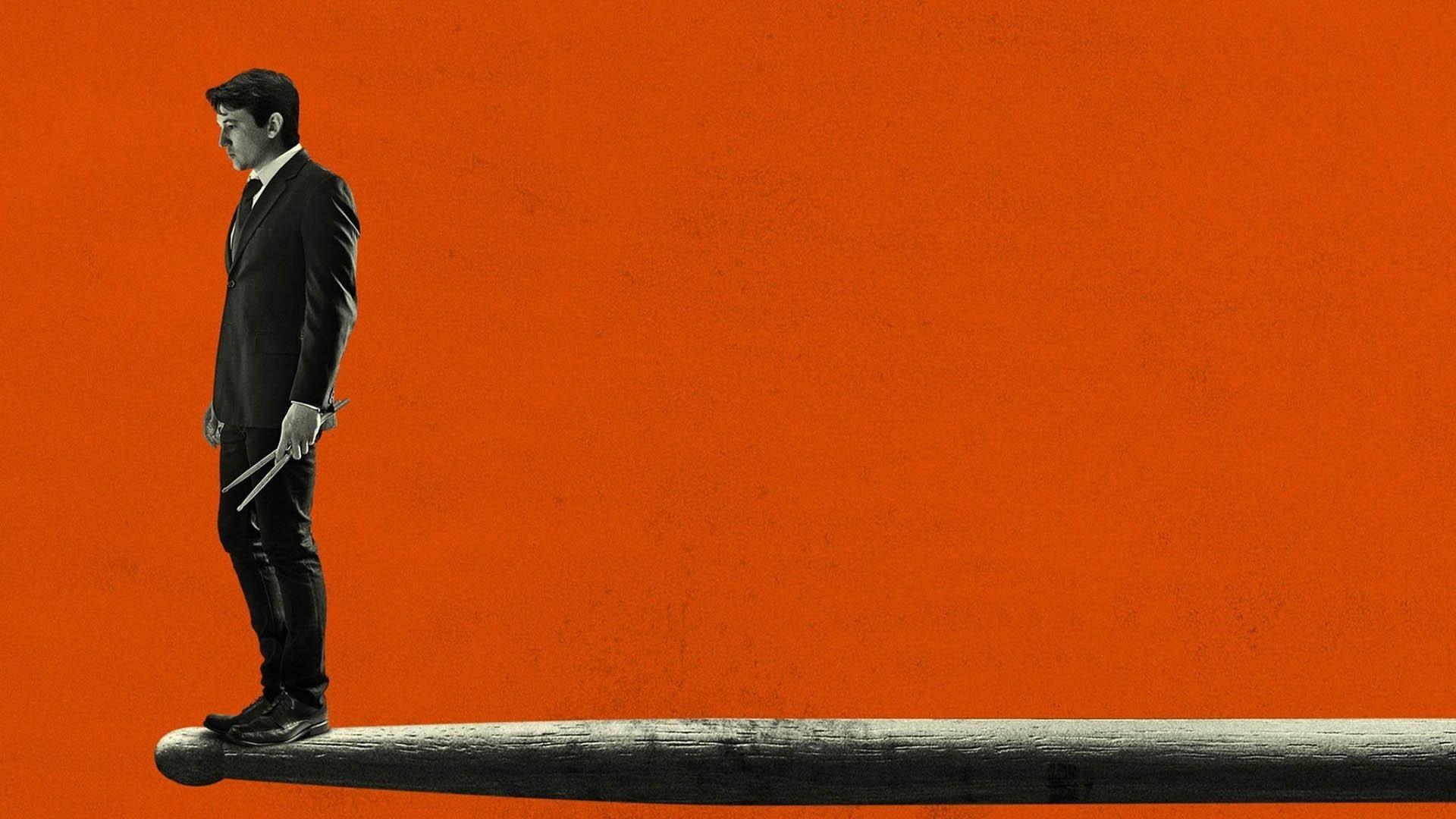 پوستر نارنجی فیلم whiplash با حضور مایلز تلر