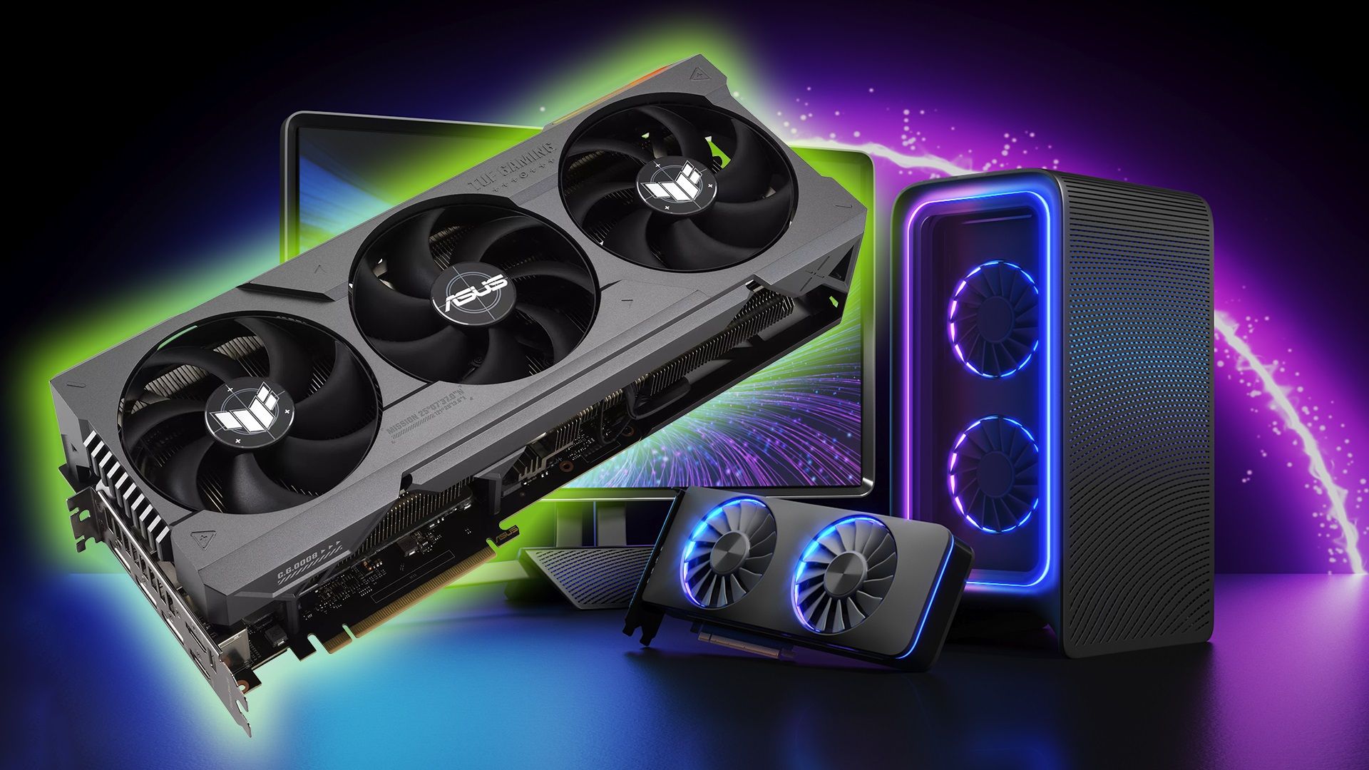 کارت گرافیک RTX 4090 در کنار A750