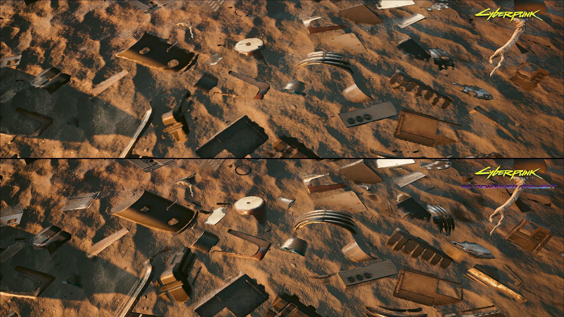 ماد Cyberpunk HD Reworked Project بازی سایبرپانک 2077