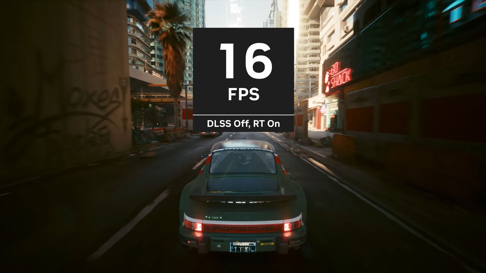 نریخ فریم حالت Overdrive Mode بازی Cyberpunk 2077 بدون DLSS3