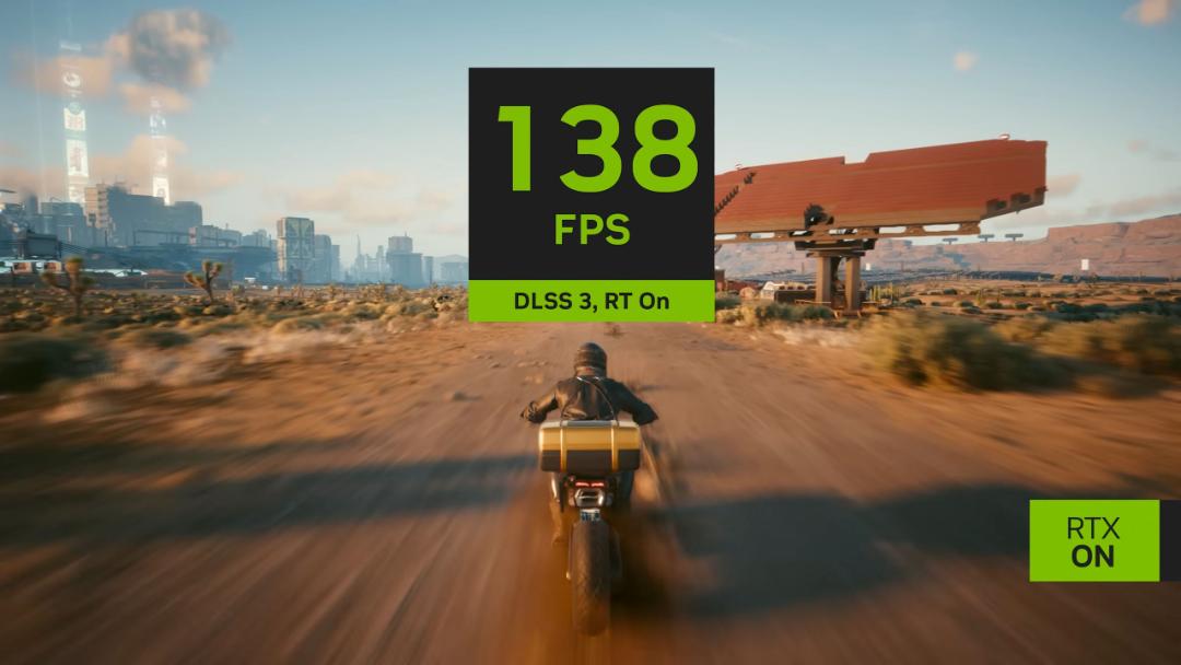 نریخ فریم حالت Overdrive Mode بازی Cyberpunk 2077 با DLSS3
