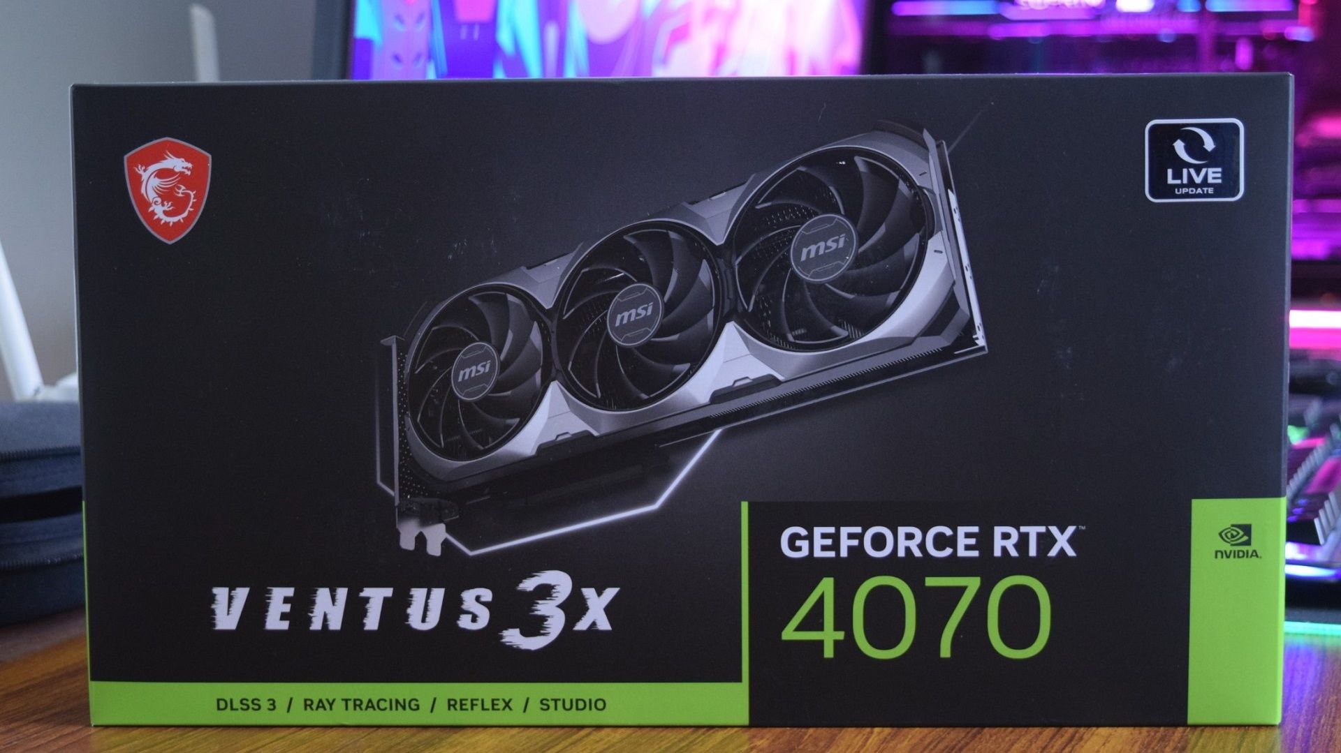کارت گرافیک GeForce RTX 4070 با برند MSI 