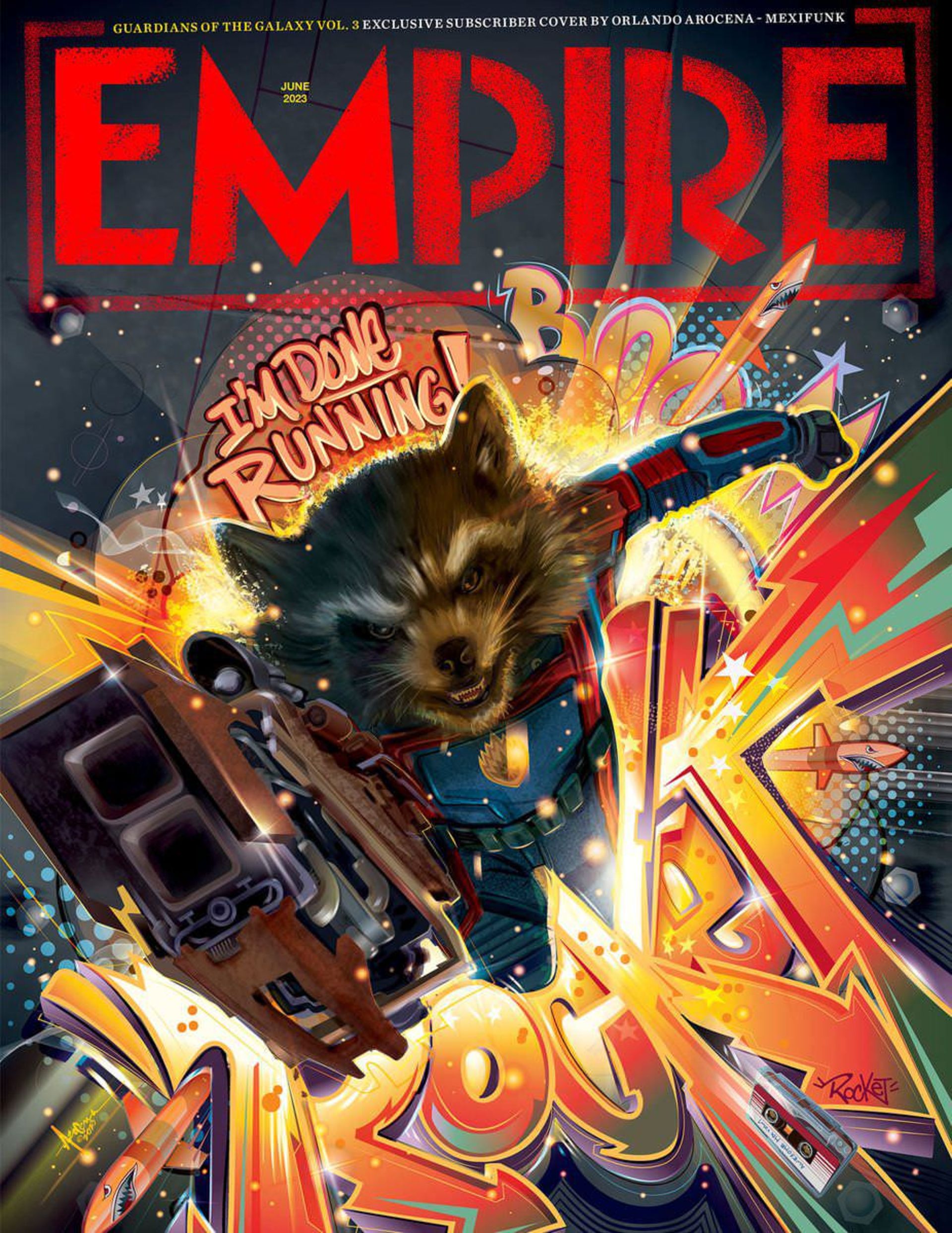 کاور راکت راکون امپایر برای فیلم Guardians of the Galaxy Vol. 3