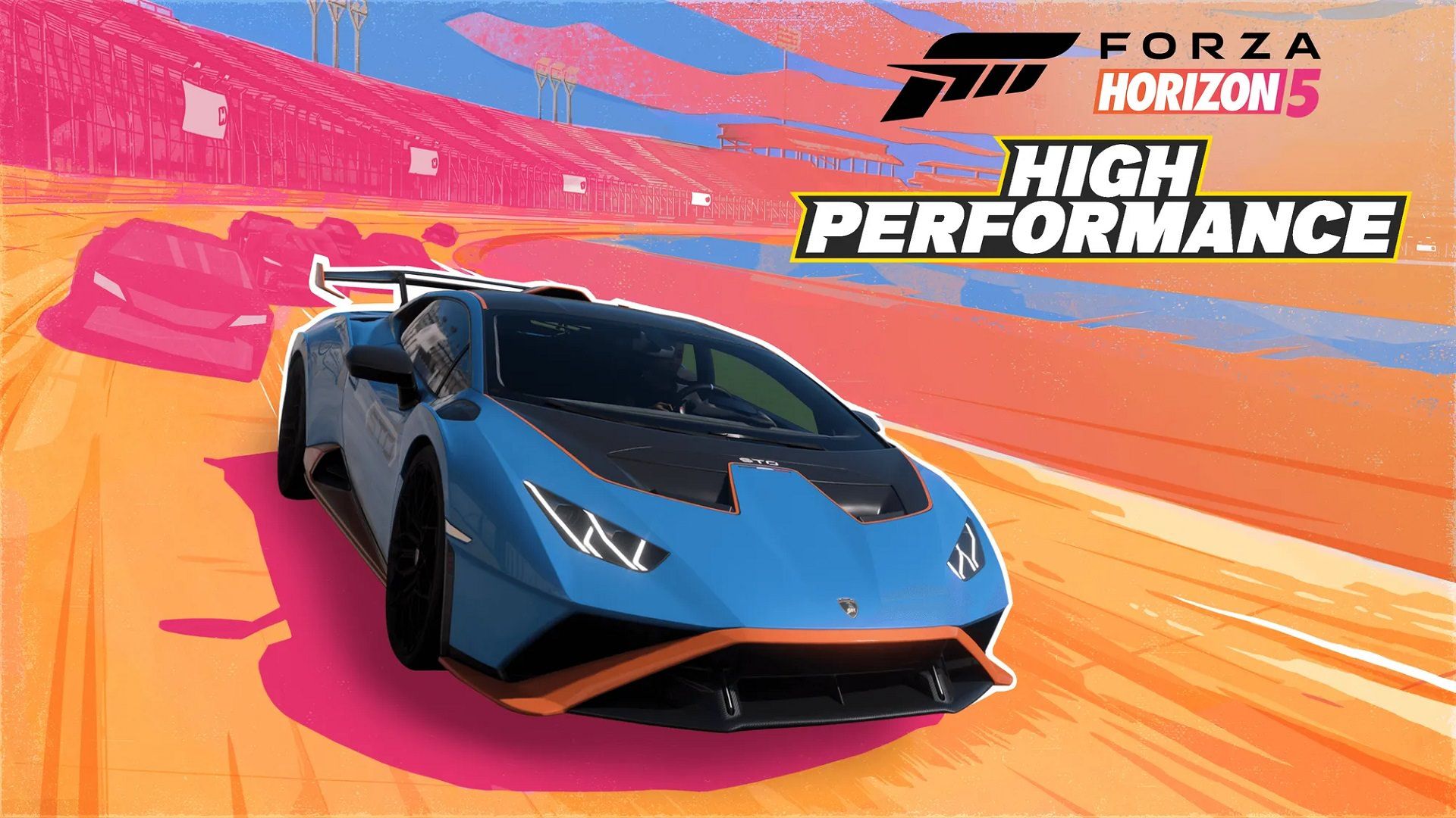 پوستر به‌روزرسانی High Performance بازی Forza Horizon 5