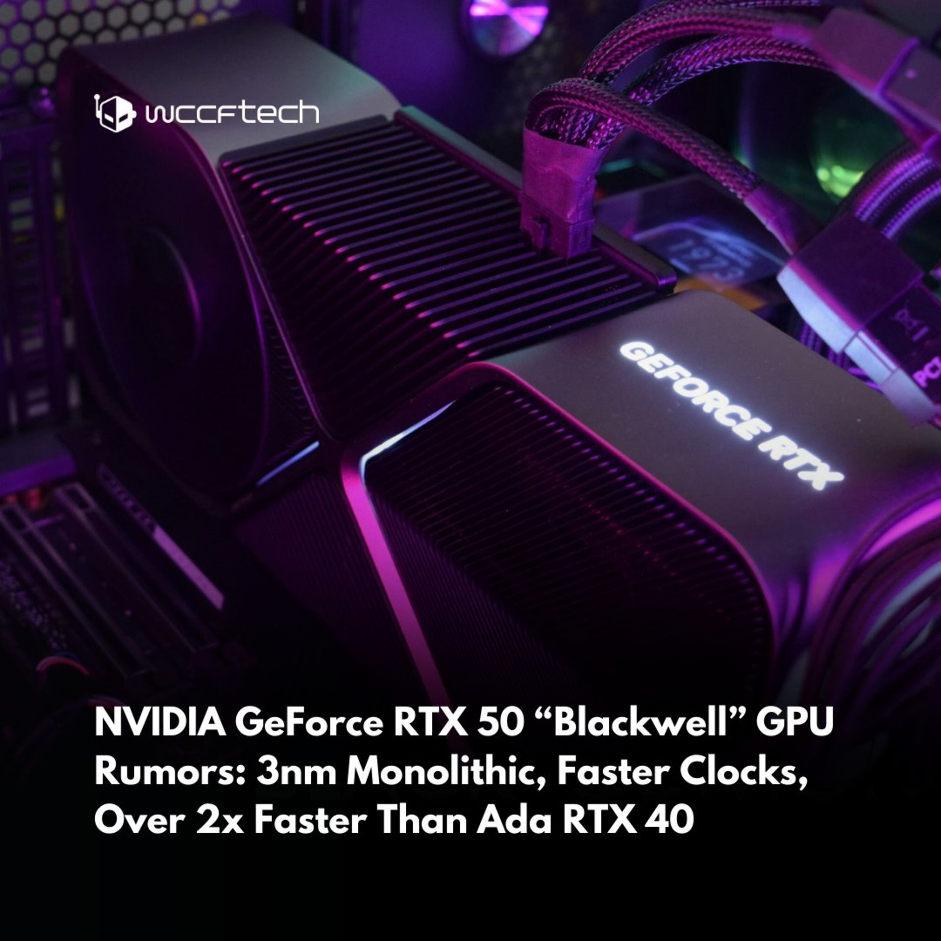 شایعات درباره برتری 2 برابری قدرت سرری RTX 50 نسبت به RTX 40