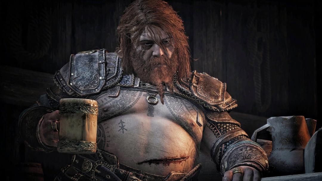 ثور ناراحت به نظر می‌رسد بازی God of War Ragnarok