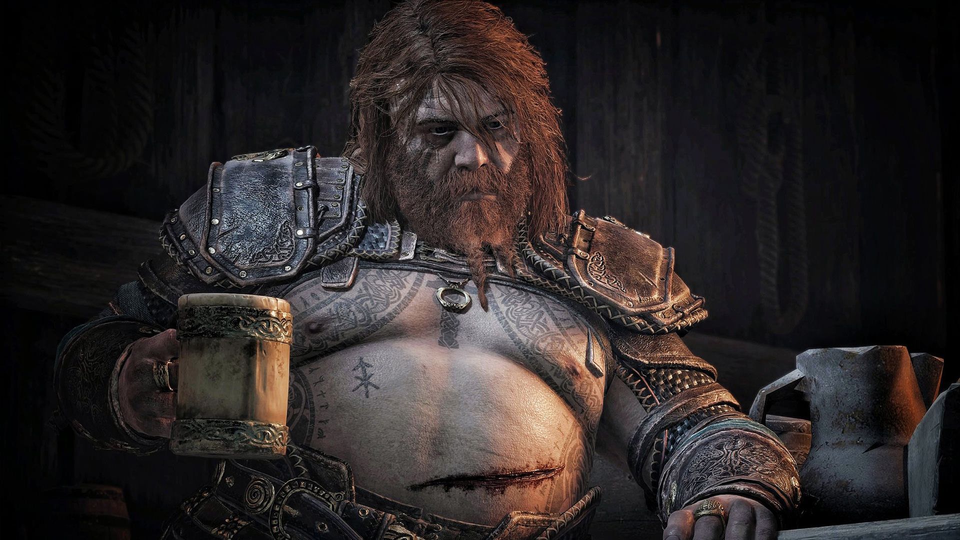 ثور ناراحت به نظر می‌رسد بازی God of War Ragnarok