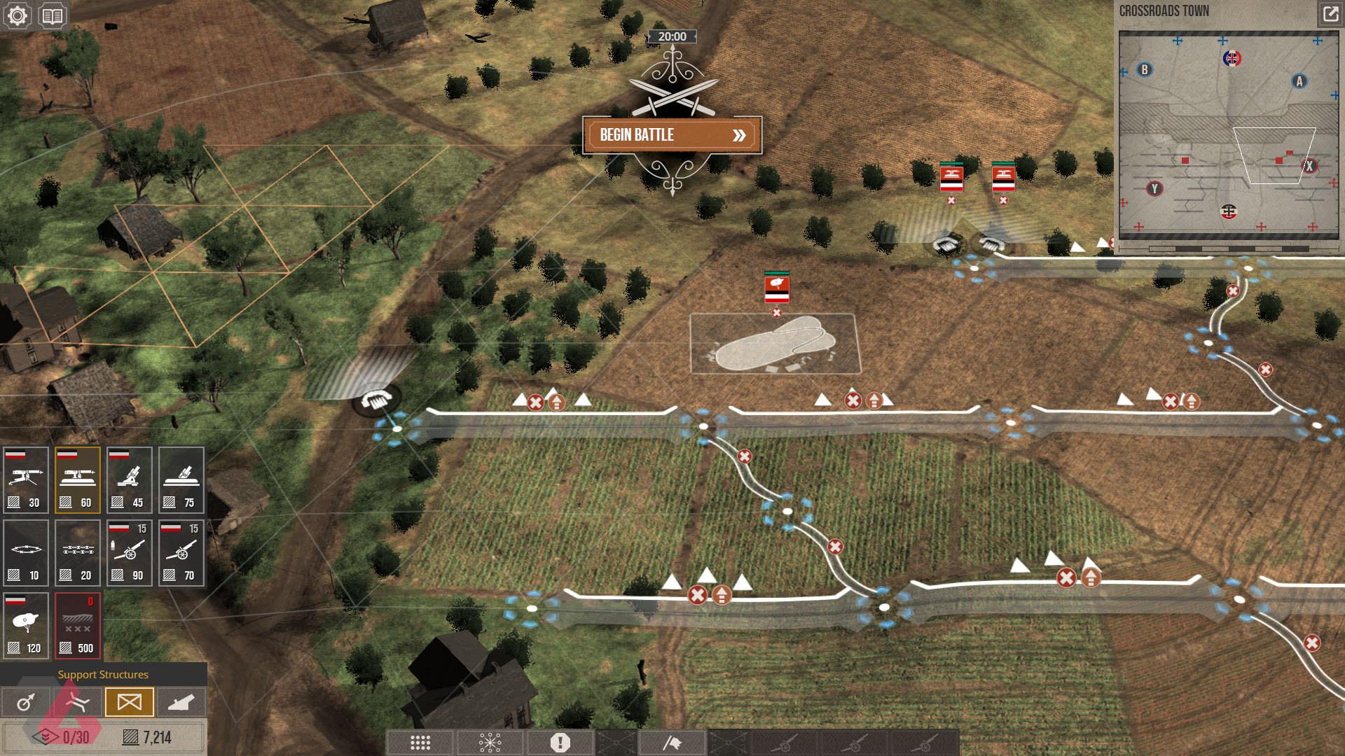 ساخت و ساز پیش از نبرد در بازی The Great War: Western Front