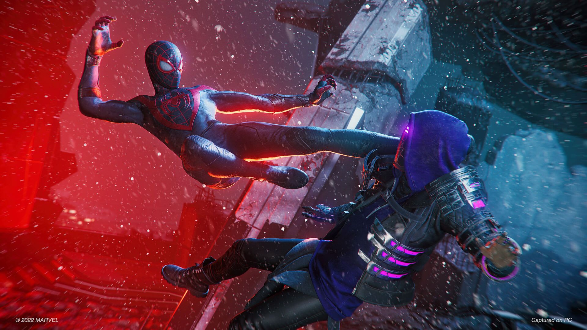 مبارزه مایلز مورالز در بازی Marvel’s Spider-Man: Miles Morales