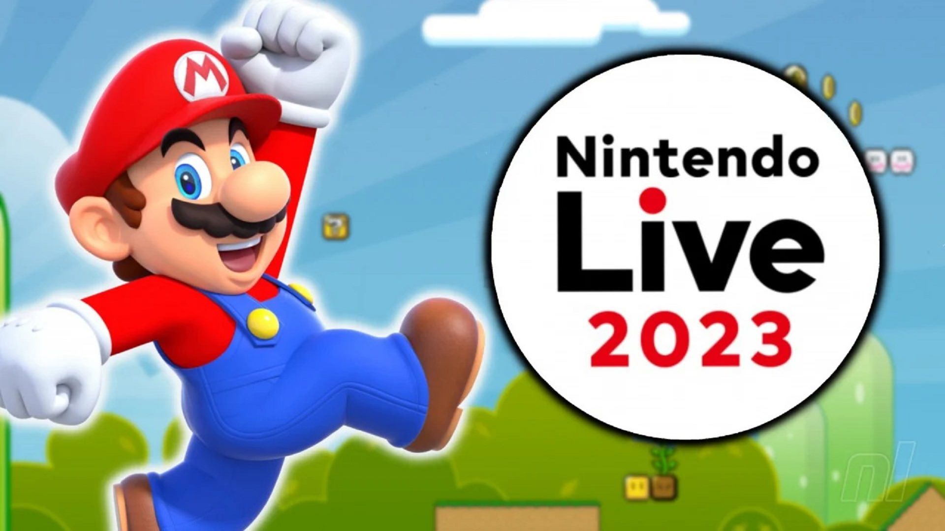 لوگوی مراسم Nintendo Live 2023 با حضور ماریو