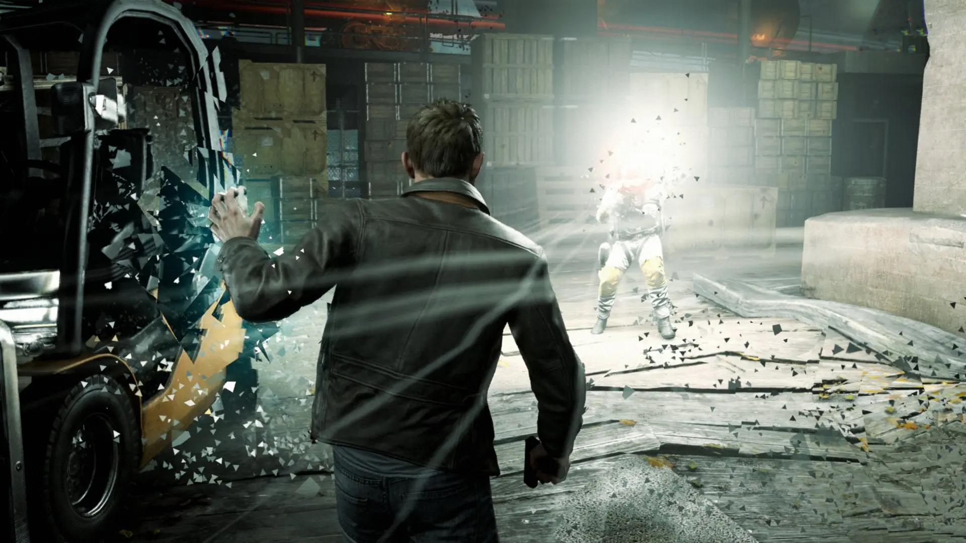 استفاده از نیروی کوانتومی در برابر شلیک دشمنان در بازی Quantum Break