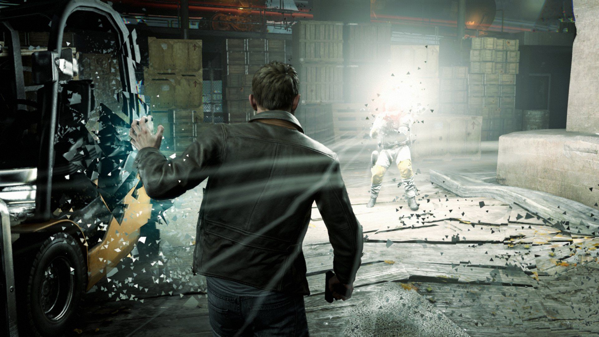 استفاده از نیروی کوانتومی در برابر شلیک دشمنان در بازی Quantum Break