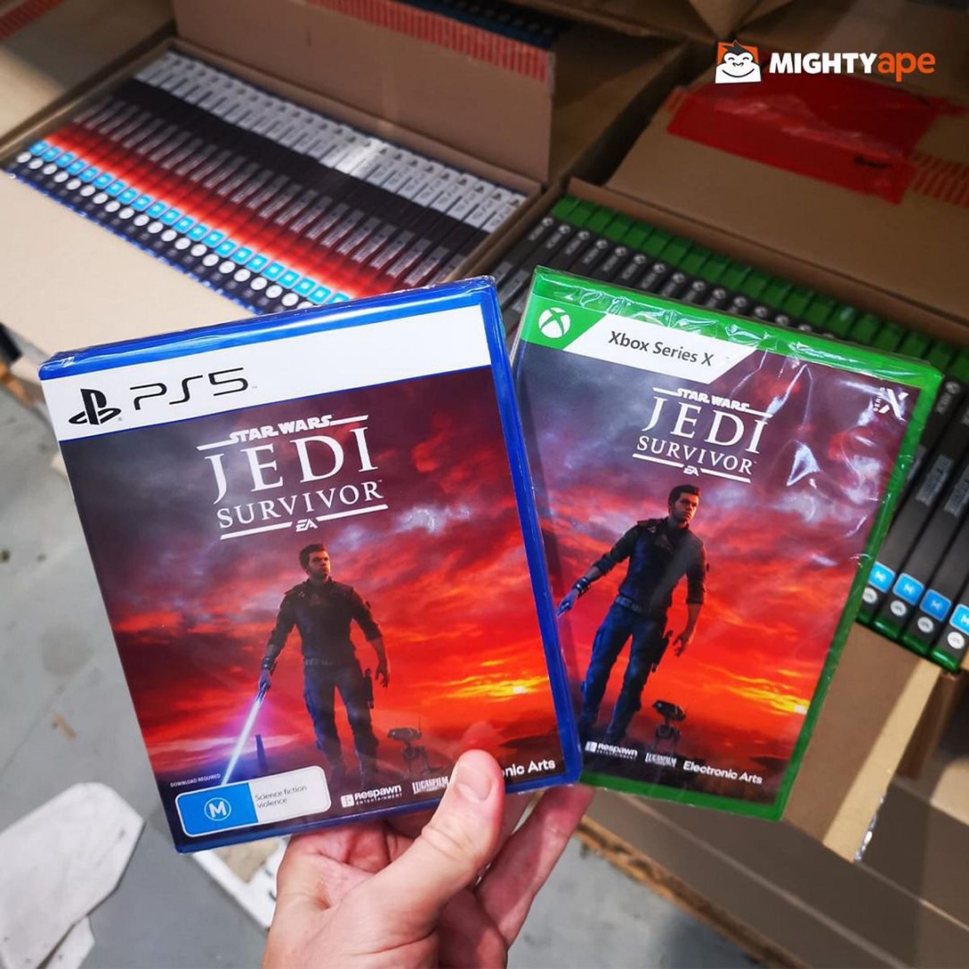 تصویر نسخه فیزیکی بازی Star Wars Jedi Survivor