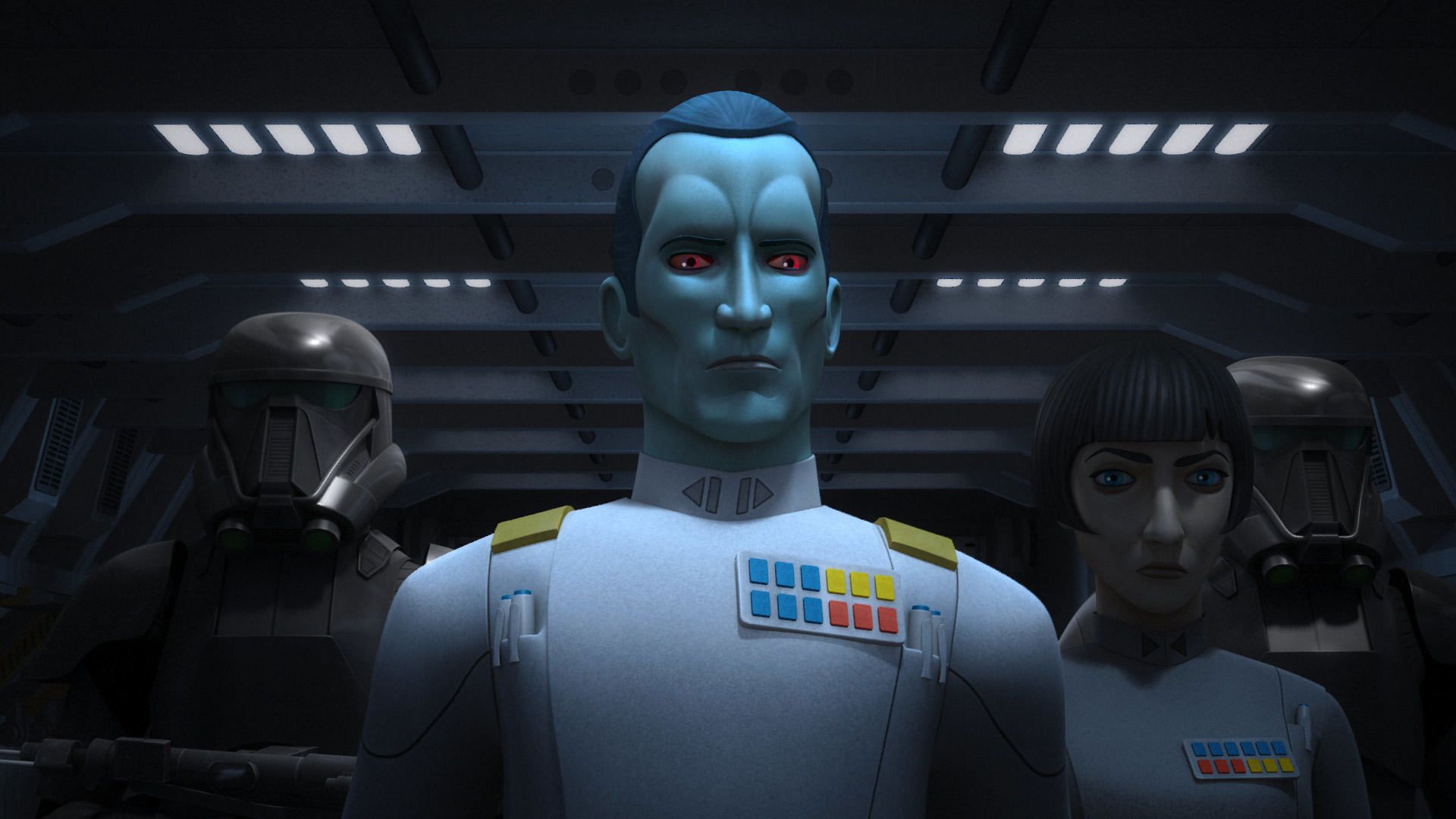 دریاسالار بزرگ تراون در انیمیشن Star Wars Rebels