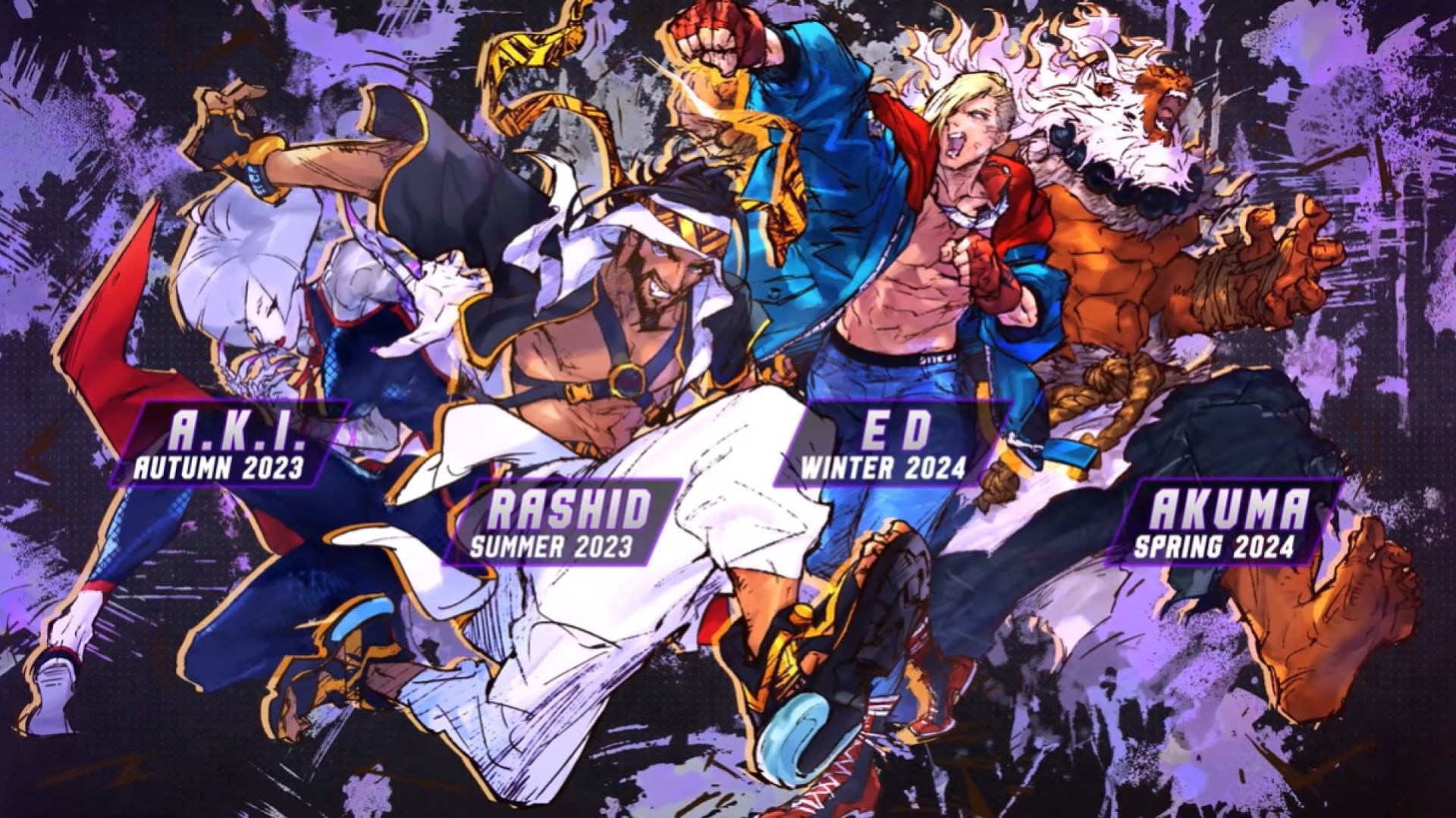 کاراکترهای سال اول بازی Street Fighter 6 