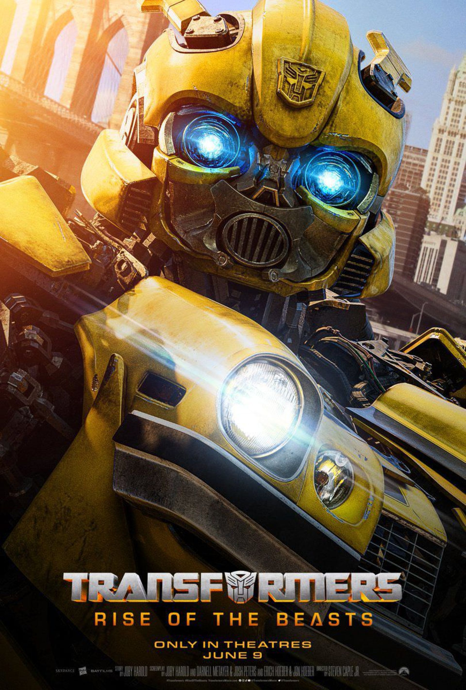 پوستر بامبل بی در فیلم Transformers: Rise of the Beasts