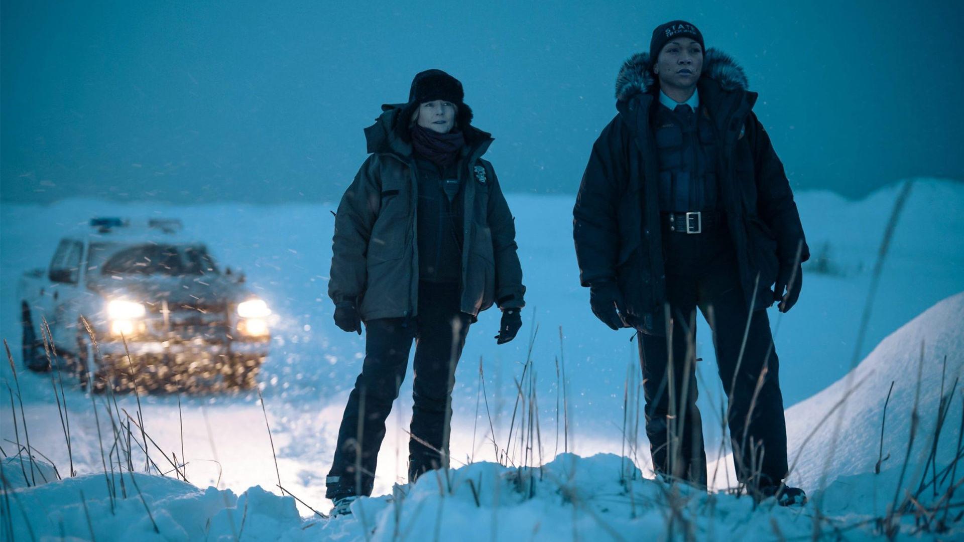 جودی فاستر و کالی ریس در سریال True Detective: Night Country 