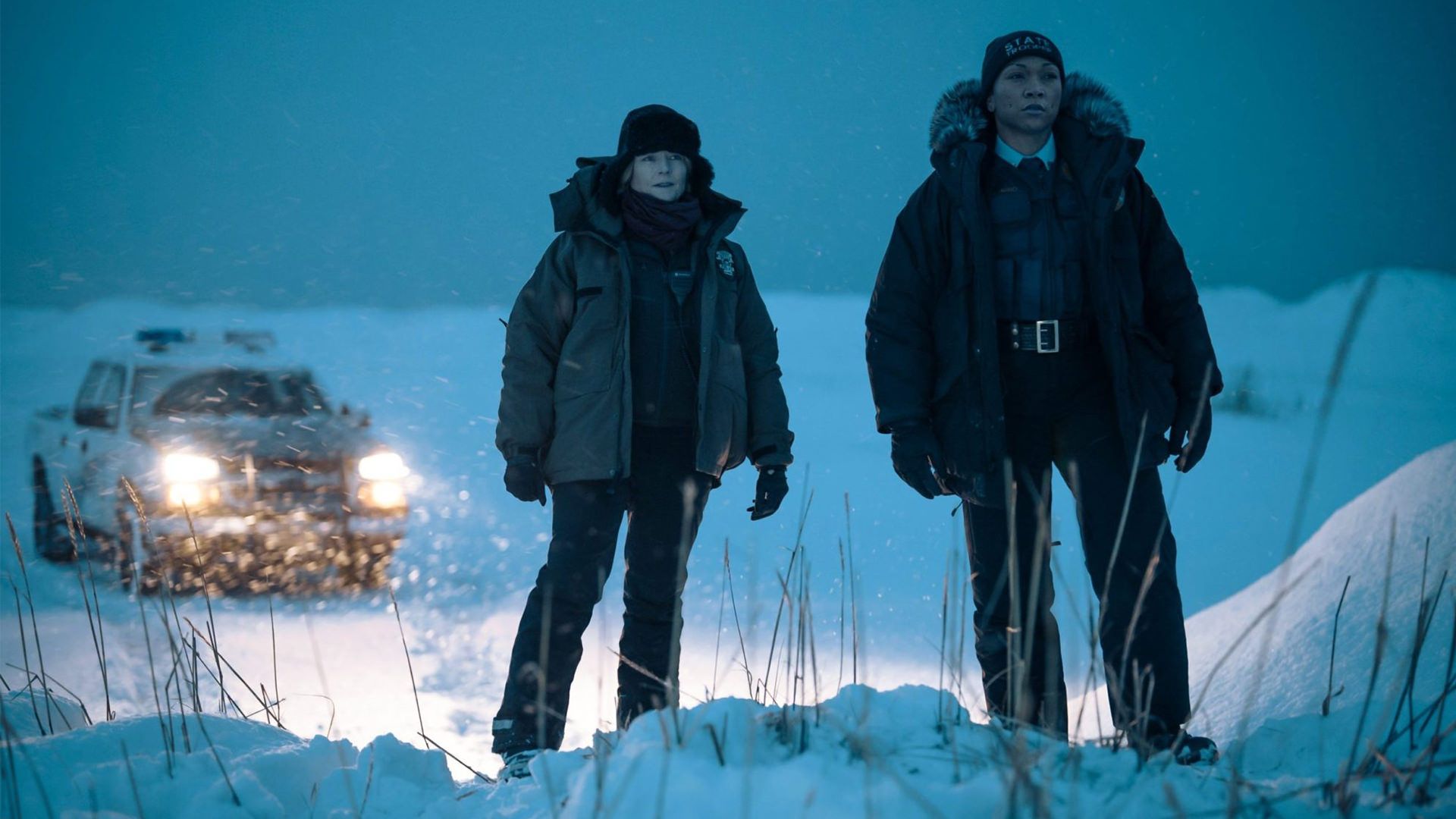 جودی فاستر و کالی ریس در سریال True Detective: Night Country 