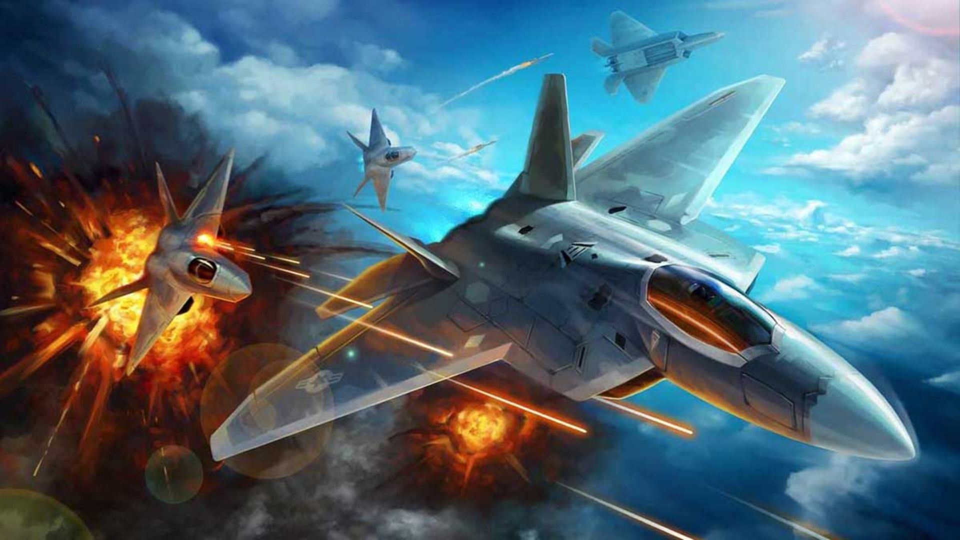  بازی اندروید و سوم شخص Air Combat Online